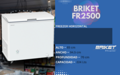 FREEZER HORIZONTAL BRIKET FR2500