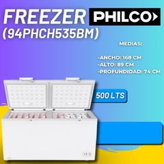 FREEZER HORIZONTAL PHILCO 500 L (PHCH535BM)