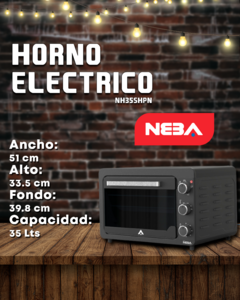 HORNO ELECTRICO NEBA NH35SHPN