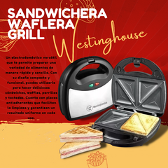 SANDWICHERA WAFLERA GRILL WESTINGHOUSE WH-SM750M