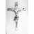 Crucifixo prata velha em borracha 39Cm - comprar online