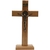 Crucifixo de Mesa/Parede Imbuia Ouro Velho São Bento 26 Cm