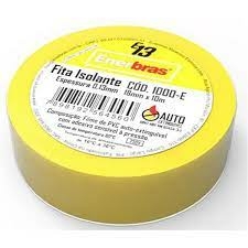 FITA ISOLANTE PVC CLASSE C 750V 19MMX10M AMARELO