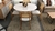 Conjunto Mesa Jantar Redonda 1,20m Base Maciça ONIX + 4 Cadeiras Mad Maciça Tela - comprar online