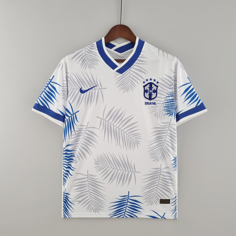 Camisa Brasil Concept Leopard Nike Torcedor Branca