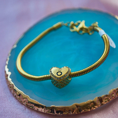 Pulsera corazón gold