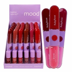 Batom e Gloss Duo Mood RubyRose - comprar online