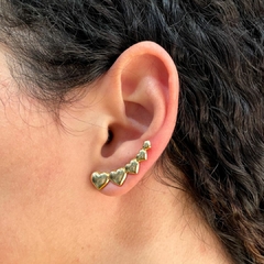 Brinco Earcuff Folheado à Prata ou Ouro Coração Estrela na internet