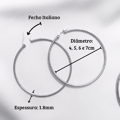 Brinco de Argola em Aço Inoxidável Antialérgico na internet