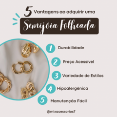 Imagem do Kit Colar e Pulseira Trevo Folheado à Prata