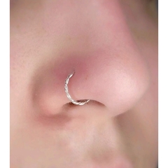 Piercing Nariz Argola Prata 925 ou Banhada à Ouro - comprar online