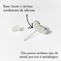 Brincos de Silicone Antialérgico Diversos Modelos - comprar online