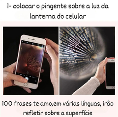 Colar Te Amo em 100 Idiomas em Aço Inoxidável na internet