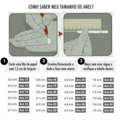 Anel Coração Vazado Feminino em Aço Inoxidável