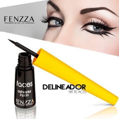 Delineador Liquido Preto Matte Fenzza