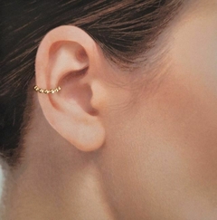 Piercing Fake com Bolinhas Douradas - comprar online