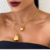 Choker Aro ondulado com Gotas - comprar online