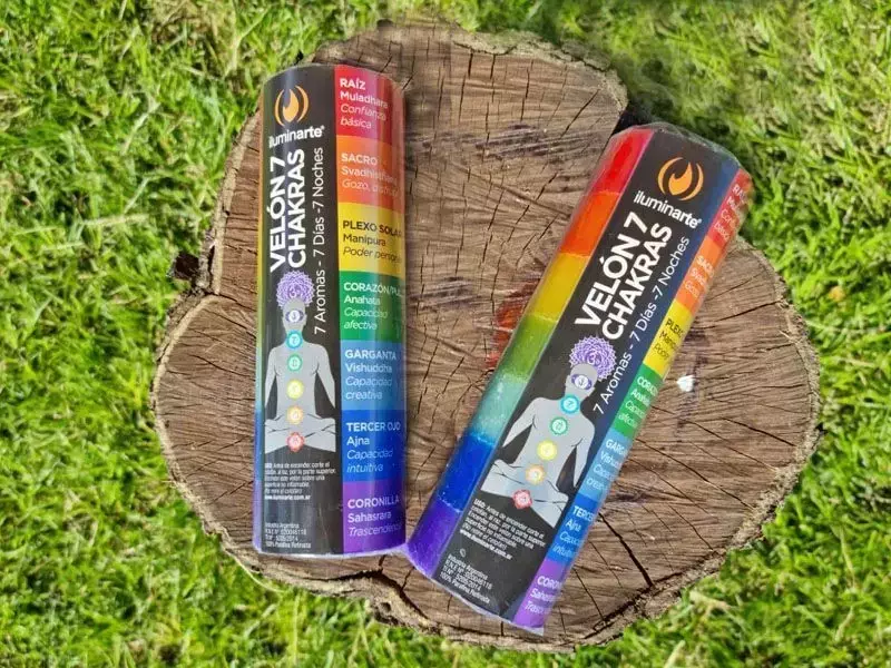 Velas aromáticas 7 CHAKRAS
