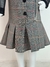 VESTIDO XADREZ COM TULE - loja online