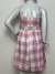 VESTIDO XADREZ BRANCO/ROSA - comprar online