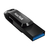 Pen Drive SanDisk Ultra Dual Drive Go USB/USB-C Para PC e Mac 128Gb - SDDDC3-128G-G46 - 5453 - Matron Informática