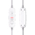 Headset Gamer Redragon Cadmus RGB Branco USB Com Fio - H370W-RGB - 5920 - loja online