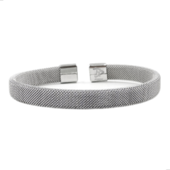 BRACELETE TRANÇADO EM AÇO INOXIDÁVEL - UNIDADE - comprar online