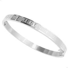 PULSEIRA BRACELETE UNISSEX JESUS - AÇO INOXIDÁVEL - UNIDADE - comprar online