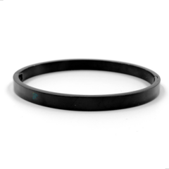 PULSEIRA BRACELETE UNISSEX LISA RÍGIDA - AÇO - UNIDADE - loja online