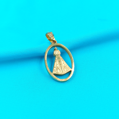 PINGENTE MEDALHINHA NOSSA SENHORA APARECIDA - AÇO - UNIDADE - comprar online