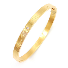 PULSEIRA BRACELETE FEMININO REAL LOVE - AÇO INOXIDÁVEL - UNIDADE