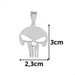 PINGENTE DE CAVEIRA - AÇO INOXIDÁVEL - UNIDADE - comprar online