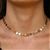 Colar choker moedas - SKYMON