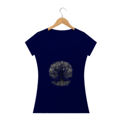 Camiseta feminina baby long Rooted Elegance - ChicWear Co.