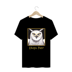 Camiseta T-shirt Plus Size Edwiges - A coruja do Harry potter.