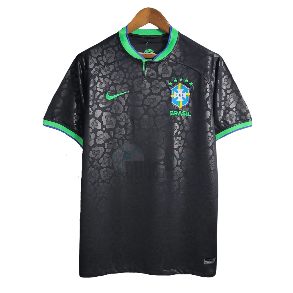 Camisa Brasil Concept Leopardo 22/23 Torc Nike Preta