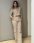 Conjunto Chaqueta & Pantalon Beige - comprar online