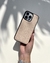 Iconic Leather Case Beige