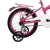 BICICLETA CAIRU 16 FEM FLOWERS ROSA/PINK C/GARUPA na internet