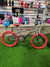 Bicicleta aro 20 BMX Cross Cromada Vermelha