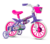 Bicicleta Aro 12 com Rodinhas Violet Nathor