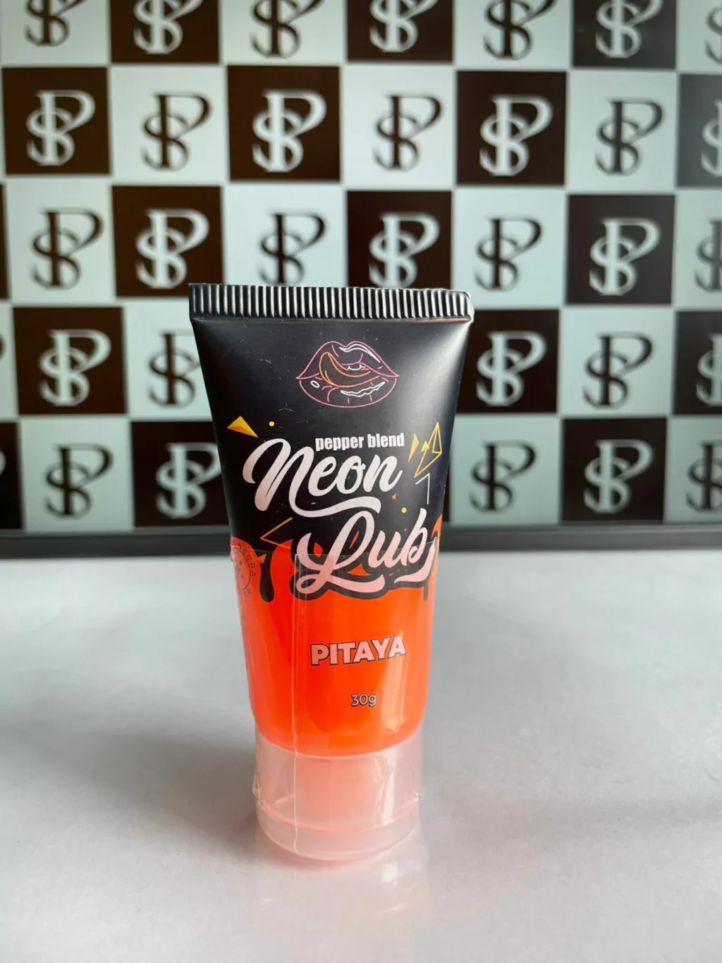 Neon Lub Gel Lubrificante Comestível 30G Brilha Na Luz Negra