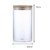 Frasco de Vidrio C/Tapa de Bamboo Redonda 450 ml - comprar online