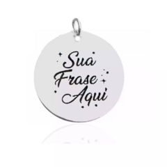 Colar frase personalizado PRATA 925 LEGITÍMA