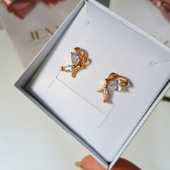 Brinco butterfly OURO 18K - Jenna | Loja-online de acessórios e semijoias