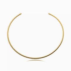 COLAR ARO DETALHES OURO 18K - comprar online