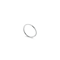 Piercing argola lisa 8mm PRATA 925 legítima - comprar online