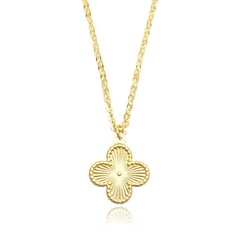 Colar Flor banhado a ouro 18k - comprar online