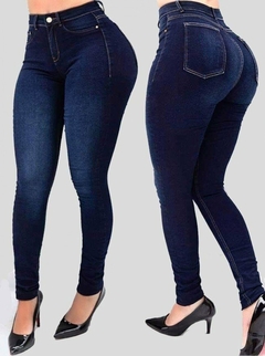 Calça Jeans Básica Cintura Alta - Elastano - A VITRINE