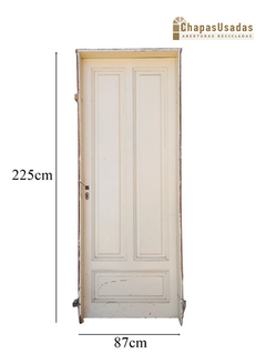 Puertas Tablero Madera Antigua Cedro Cod.1089 Chapasusadas - comprar online